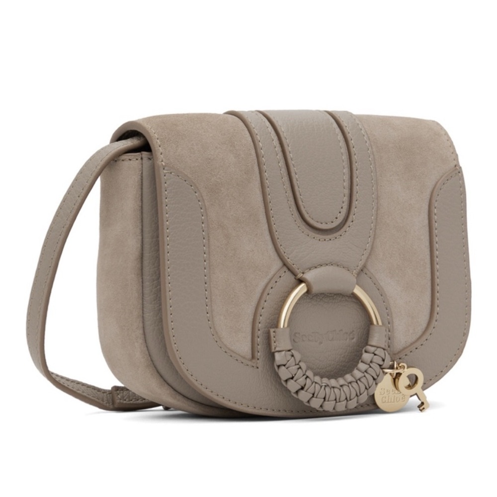 SOLD OUT in Moddy Grey! ✨See By Chloe Tan Leather Crossbody Bag